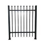Wrought Iron Fence Panel Steel Metal Picket Ornamental Fence