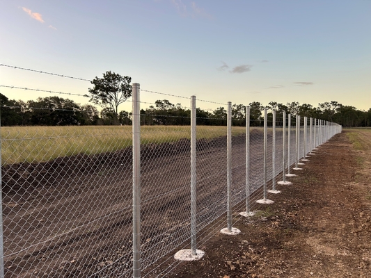 4.0mm High Tensile Galvanized Chain Link Fence Steel Slope Protection Mesh Fence Rockfall Wire Mesh Netting