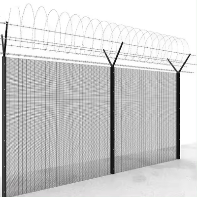 Factory Wholesale Anti-Climb 358 Security Fence Welded Steel Wire Mesh for Security Farm Prison Applications