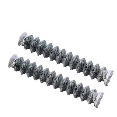 Customized Hexagonal Diamond Pvc Coated Cyclone Iron Wire Mesh Metal Netting Panel Galvanized Industry Chain Link Fence