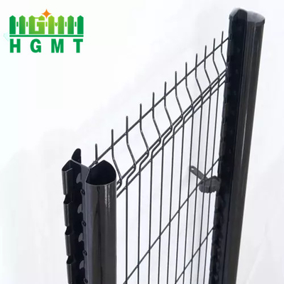 High Quality Garden Farm Outdoor Pvc Coated Galvanized V Bend Curved 3d Wire Mesh Fence Panel