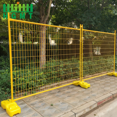 Outdoor No Dig Decorative Removable Construction Site Temporary Fence Panels For Sale