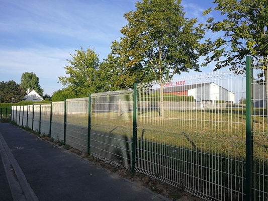 Curvy Perimeter Metal 3D Curved Welded Garden Wire Mesh Fence