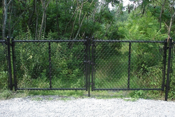 Iron Stadium Customizable Chain Link Wire Mesh Fence Green Coated Iron Net Playground Protection Safety Net