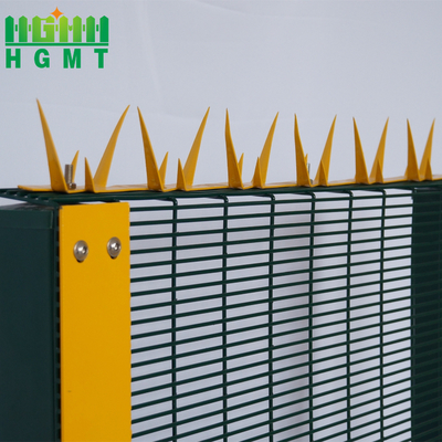 Heavy Duty Clear View Fence Panel High Security Wire Mesh 358 Anti Climb Fence With Barbed
