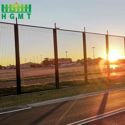 Easily Installed Stable Durable Anti Climbing Powder Coated Welded Wire Mesh 358 Fence Panels