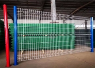 Ral9010 Airport Welded Wire Mesh Fencing 55*200mm PVC Coated