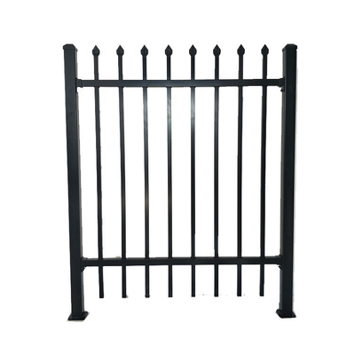 Wrought Iron Fence Panel Steel Metal Picket Ornamental Fence