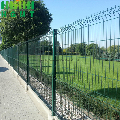 Alto livello di sicurezza Recinzione 3d filo spinato giardino Edificio PVC rivestito Galvanizzato Recinzione di sicurezza curva 3d