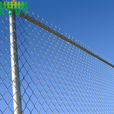 Black Chain Link Fabric Wire Mesh Farm Property Fence 6ft 7ft 8ft