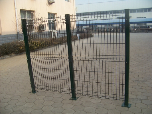 Galvanized Steel 3d V Bending Curved Welded Wire Fence PVC Coated