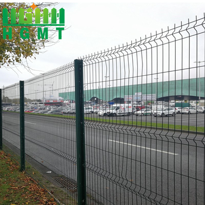 Factory Supply Yard Metal House Gate Designs Hot Dipped Galvanized 3D Curvy Wire Mesh Fence