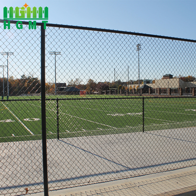 100ft Galvanizzato Black Chain Link Recinzione Ciclone Wire Mesh Recinzione Pannello Per Sport Gioco