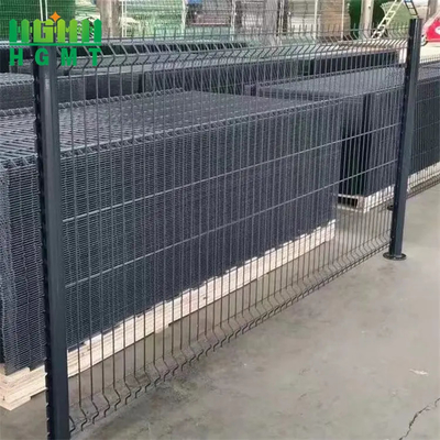 Fabbrica di produzione vendita calda chiara vista 3d rete di filo curvo recinzione