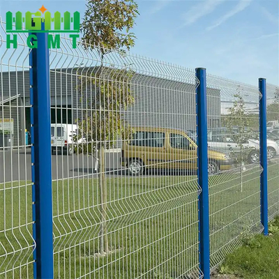 High Security Commercial Decorative PVC Coated Rust Proof Airport Iron Wire 3D Fencing