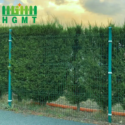 High Security Commercial Decorative PVC Coated Rust Proof Airport Iron Wire 3D Fencing