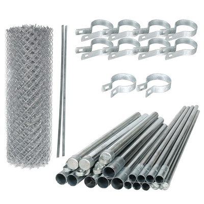 6 legami di legami a catena per recinzioni di metallo tipo filo di ferro di 4/4,5 mm per applicazioni temporanee