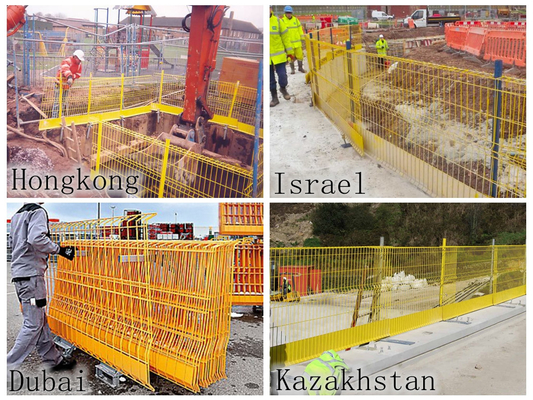 Barriera di protezione del bordo resistente all'impatto con medio binari rinforzato