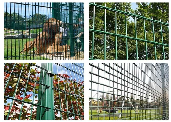 2m Length 1.5m Height Double Wire Welded Fence Panel With All Kinds Post