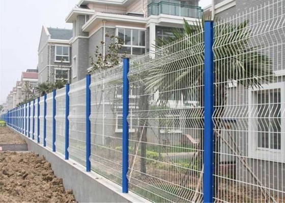 Powder Coated V Mesh Security Fencing H2.23m 3D Wire Mesh Fence