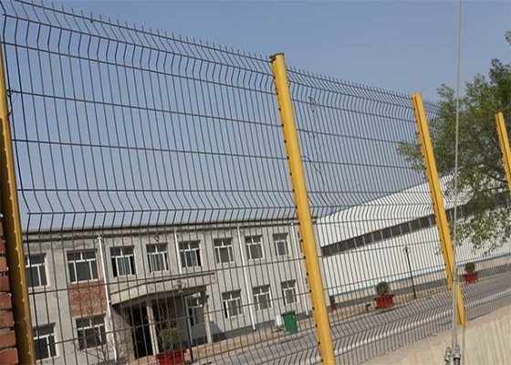 1230mm Green Mesh Security Fencing Galvanized Galfan Fence