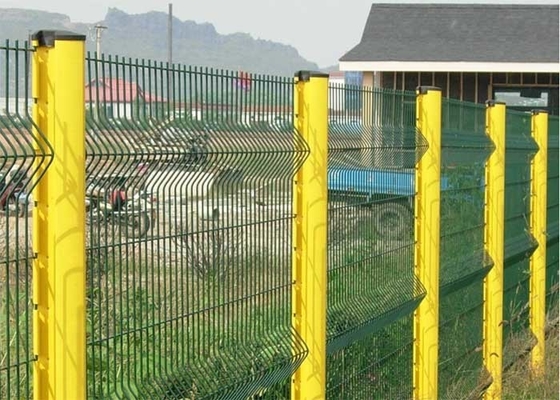 Height 1830mm CM Post V Mesh Security Fencing Powder Coated Metal Fence