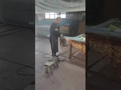 Polizione e macinazione dei prodotti galvanizzati prima del rivestimento in polvere