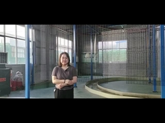 La recinzione 3D verde è stata realizzata in questo modo