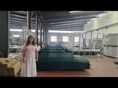 Recinzione di sicurezza anti-intrusione verniciata a polvere verde